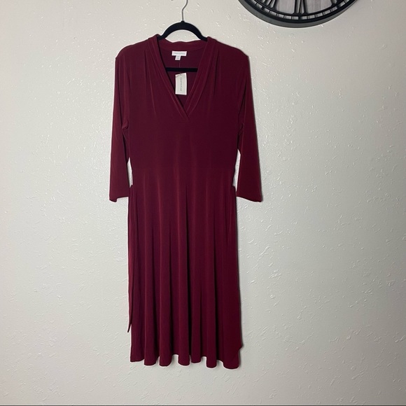 Charter club 3/4 sleeve midi dress - Picture 3 of 4